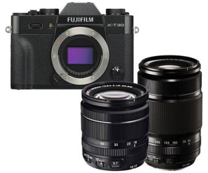 Fujifilm X T30 Kit 18 55 Mm 55 200 Mm Schwarz Ab 1 998 00 Preisvergleich Bei Idealo De