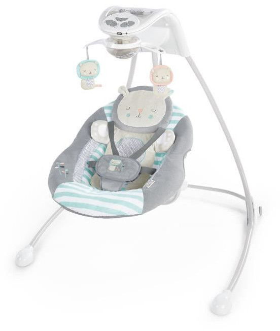 Ingenuity InLighten Cradling Swing - Zoo Zoo Lion
