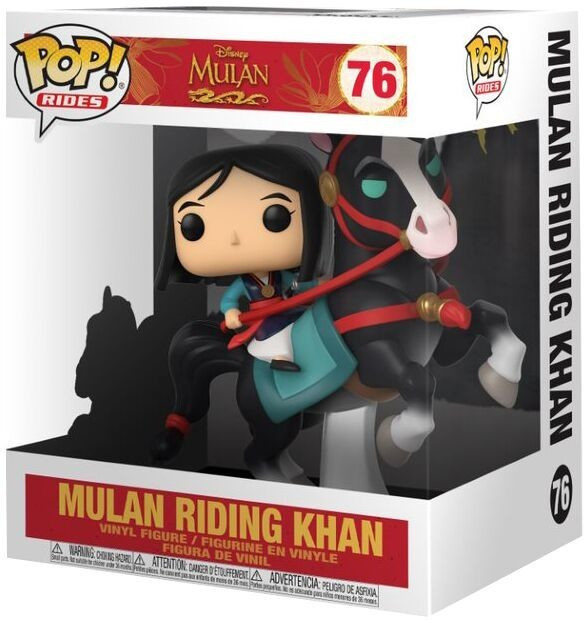 Funko Pop! Movies: Disney - Mulan rides Khan