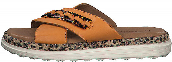 Tamaris Leather Mules (1-1-27220-24) orange