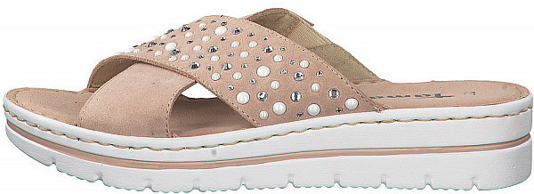 Tamaris Leather Mules (1-1-27223-22) rose