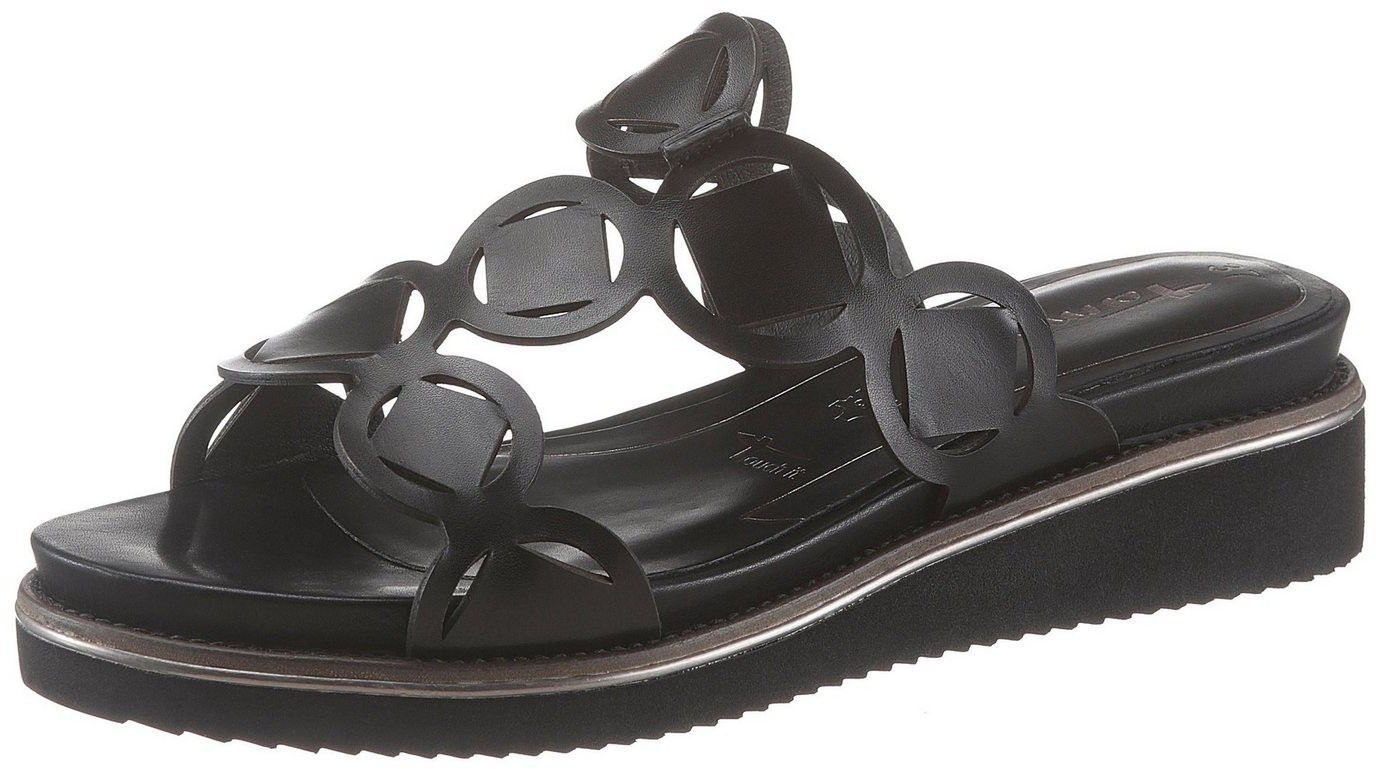Tamaris Leather Mules (1-1-27206-24) black