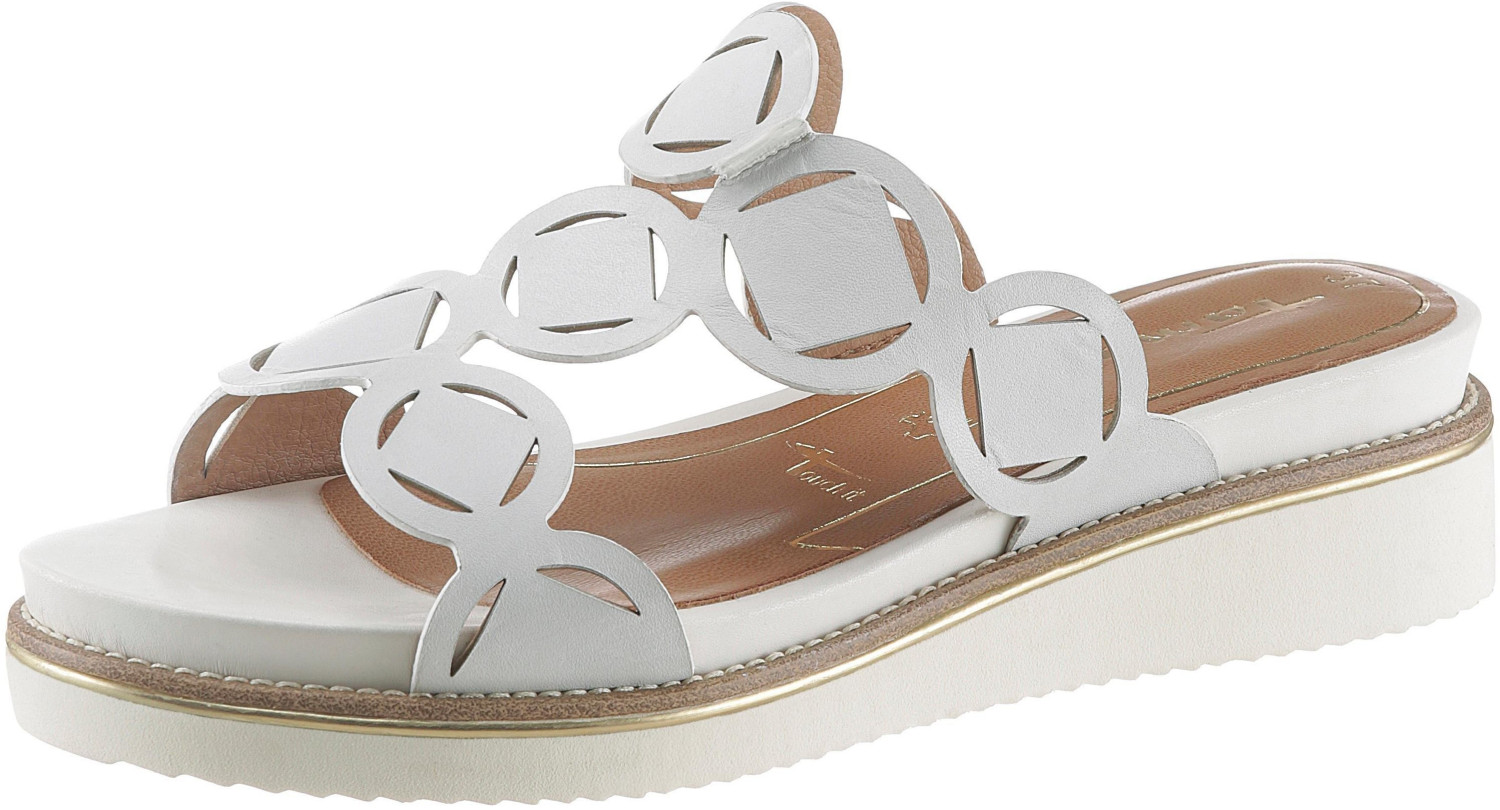 tamaris leather mule