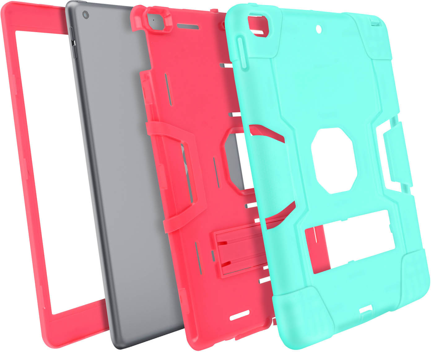 Avizar Hybrid Soft Case  iPad 10.2 2019 Green/Red