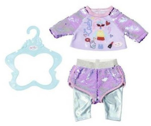 zb sommerliches Kleid Puppenkleidung 43 cm Baby Born/Sister NEU lila 