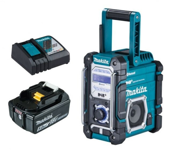 Makita DMR 112 + 1x 5Ah Akku + DC18RC Ladegerät, Bild 5