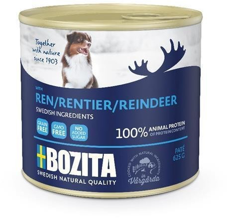 Bozita Dog Paté Reindeer 625g
