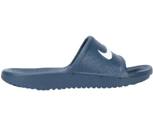 Nike kawa slide navy blue hotsell