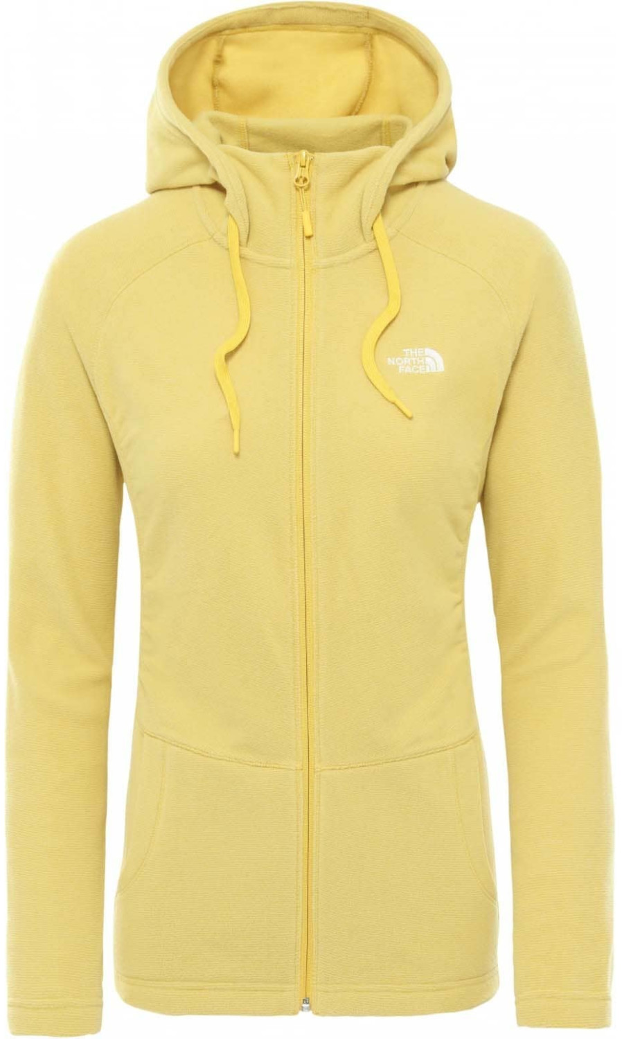 The North Face Women's Mezzaluna Fleece bamboo yellow stripe