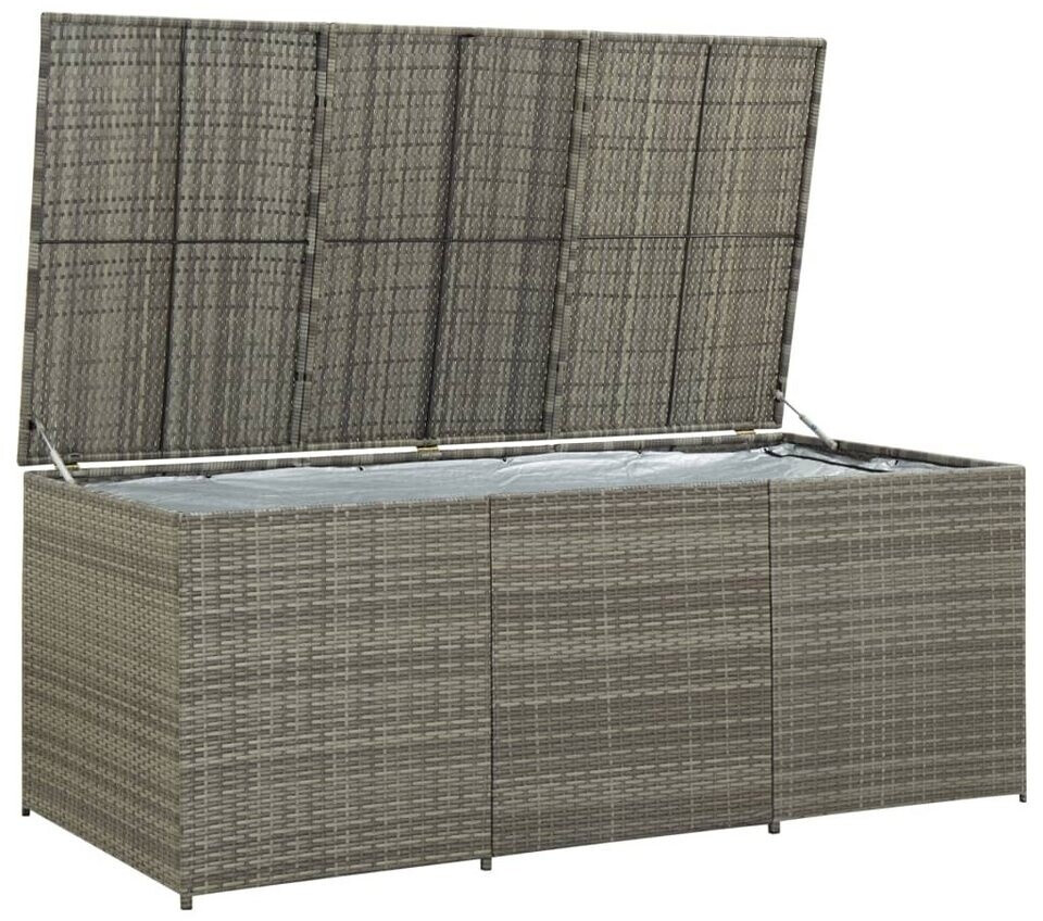 vidaXL Garden Chest 180×90×75cm Gray