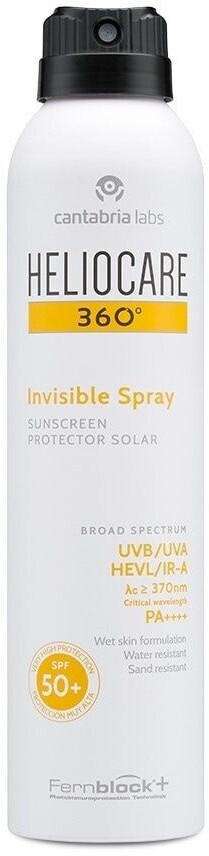 Heliocare 360º Invisible Spray Solar Invisible Corporal Spf 50 Plus  200ml