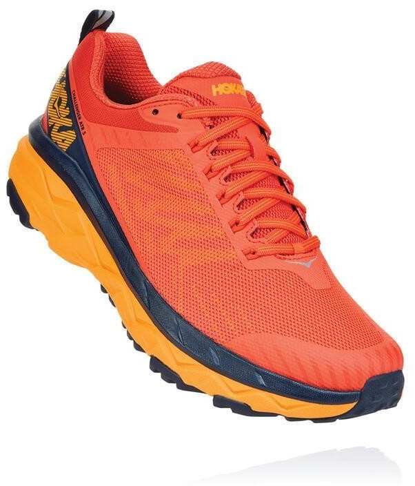 Hoka One One Challenger ATR 5 mandarin red/black iris