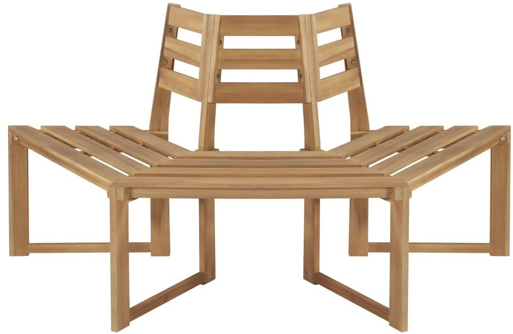 VidaXL Half-hexagonal Outdoor Garden Seat