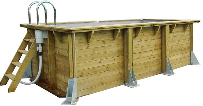 Ubbink Urban Pool 450 x 250 x 140 cm gris