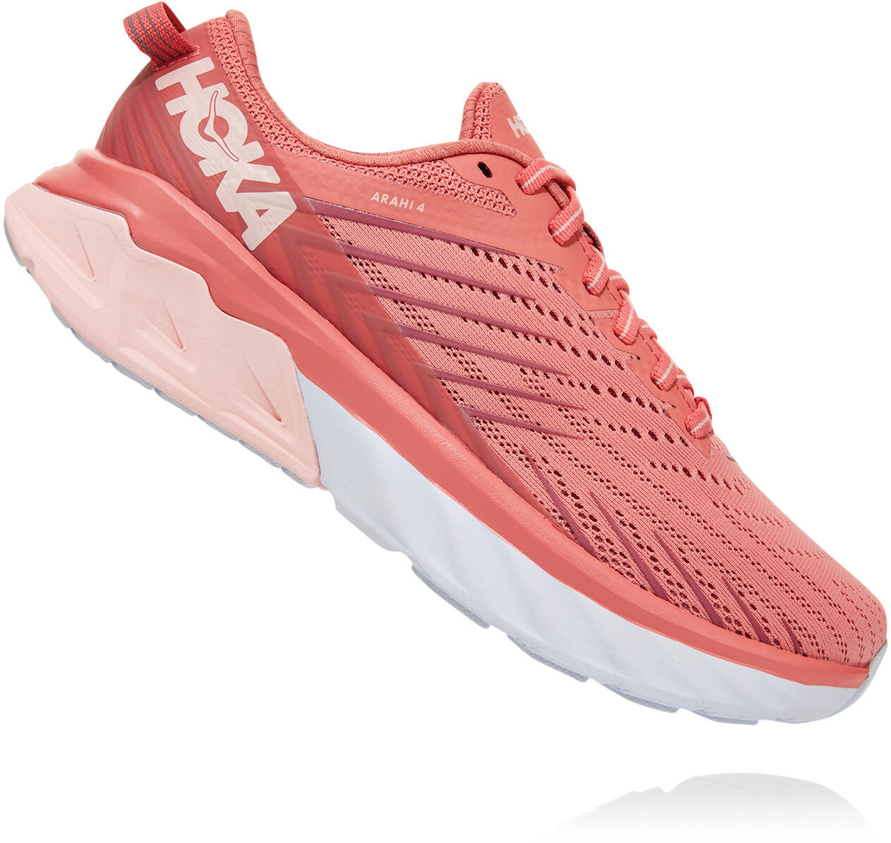 Hoka One One Arahi 4 Women pink lantana/heather rose