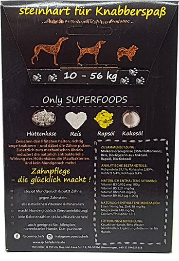 QCHEFS Bâtonnets à mâcher pour chien QCHEFS Bâtonnets à mâcher pour chien