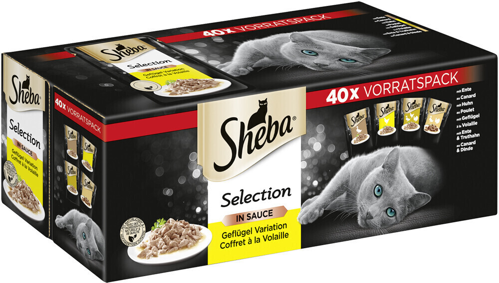 Sheba Multipack Poultry in Sauce 40 x 85g