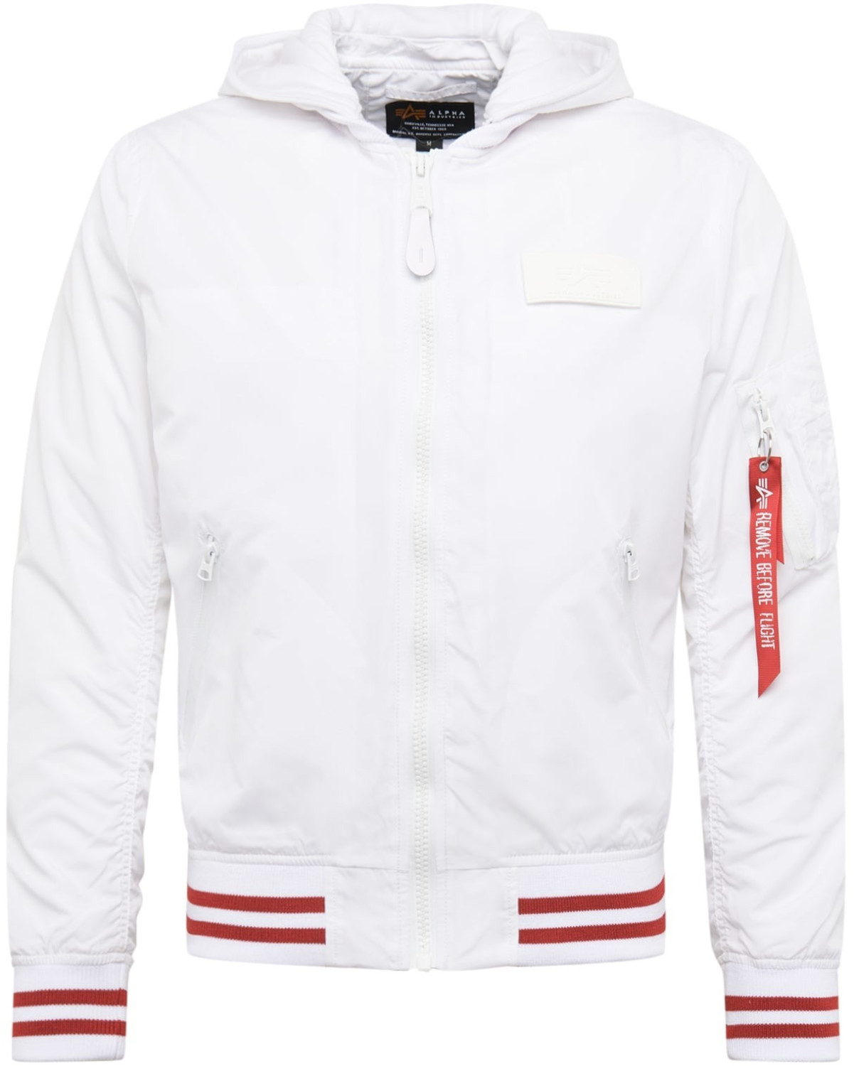 Alpha Industries MA-1 TT Hood Defense (126108) white