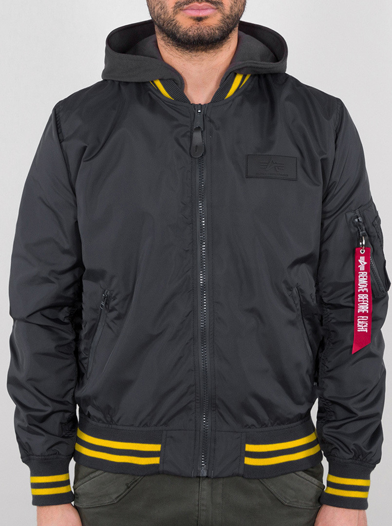 Alpha Industries MA-1 TT Hood Defense (126108) dark grey