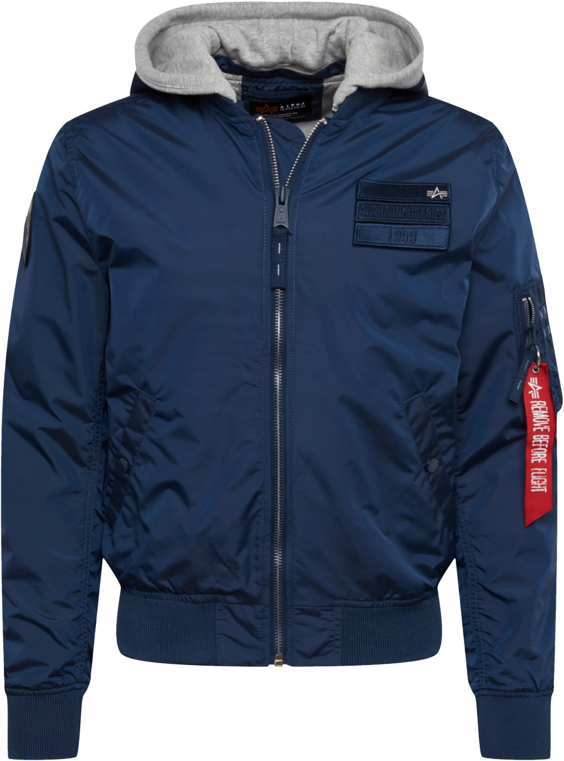 Alpha Industries MA-1 TT Hood Custom new navy