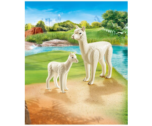 PLAYMOBIL Tiere 70350 Alpaka mit Baby für Zoo Tierpark Safari NEU 