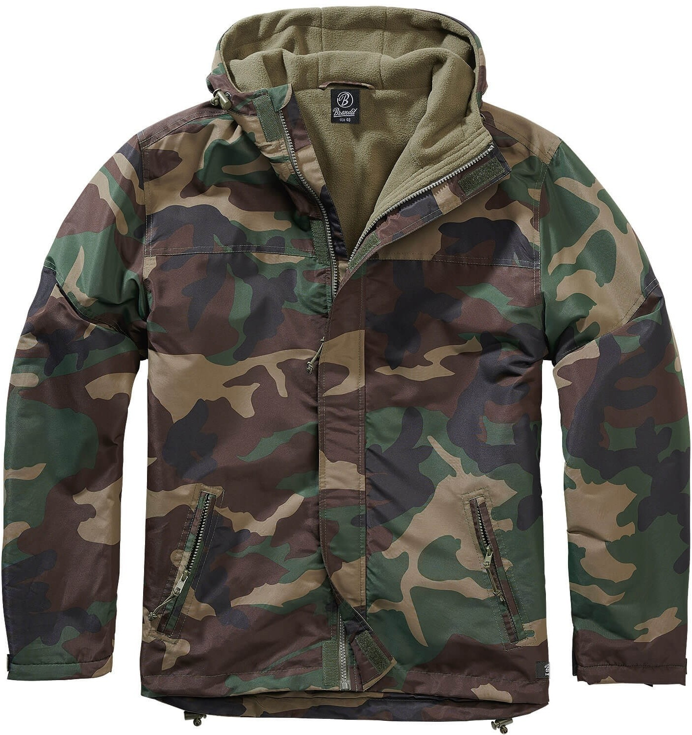 Brandit Windbreaker Frontzip (3167) woodland