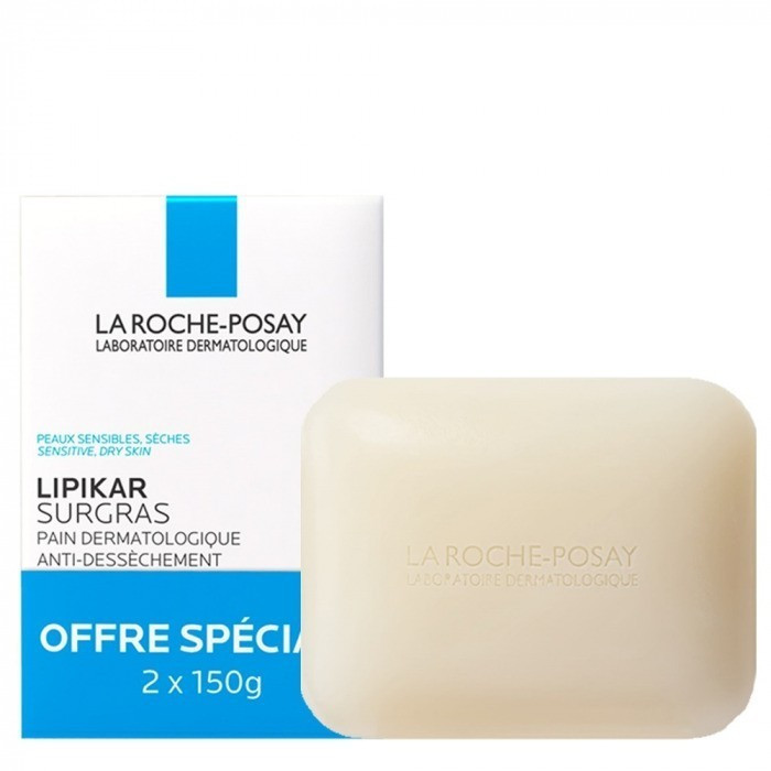 La Roche Posay Lipikar Surgras savon (2x150 g)