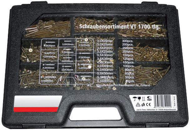 suki Schraubensortiment 1700-teilig