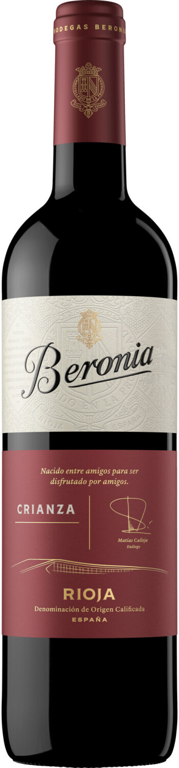 | bei 7,75 € Rioja Beronia Preisvergleich ab DOCa Crianza 0,75l