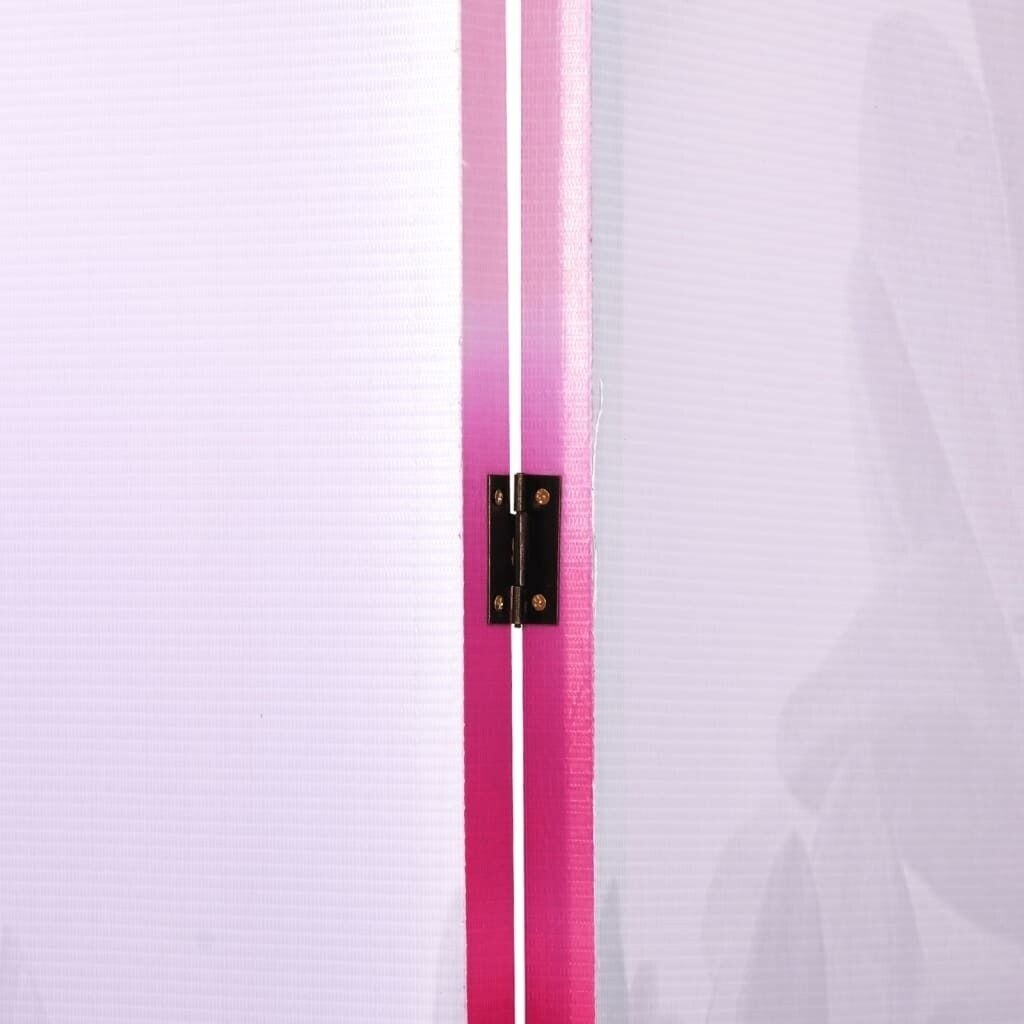 VidaXL Cloison de séparation pliable fleurs 160 x 170 cm