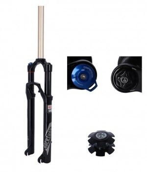 RockShox Reba RL Solo Air 26 gloss black 120 mm / 1 1/8 / 9 x 100 mm
