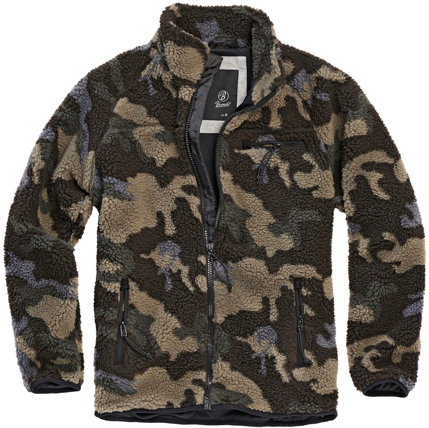 Brandit Teddyfleece Jacket darkcamo