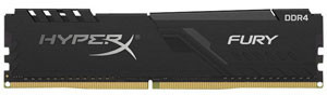 HyperX Fury Kit 16 Go (4x4 Go) DDR4-3200 CL16 (HX432C16FB3K4/16)
