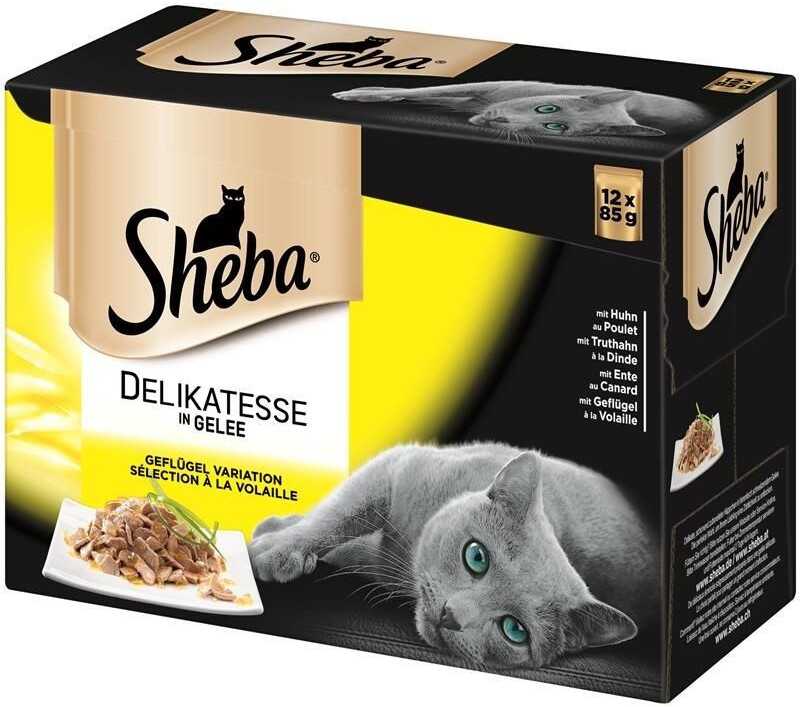 Sheba Délicatesse en gelée sélection à la volaille