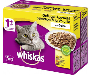 Whiskas Multipack 7+ sélection de volaille en gelée 12x85 g