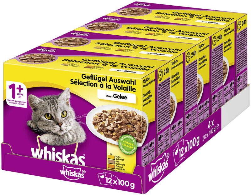 Whiskas Multipack avec volaille en gelée