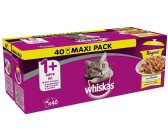 Hochwertiges Feuchtfutter für ausgewachsene Katzen Katzenfutter Geflügel-Auswahl in Gelee 120 Portionsbeutel à 100g Whiskas 1