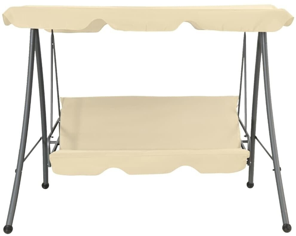 VidaXL Balancelle de jardin 192 x 118 x 175 cm blanc