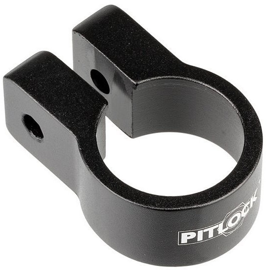 Pitlock Seat clamp with Logo black 28,6 mm