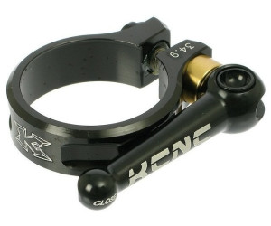 KCNC MTB QR SC10 Sattelklemme mit Schnellspanner schwarz 38,2 mm