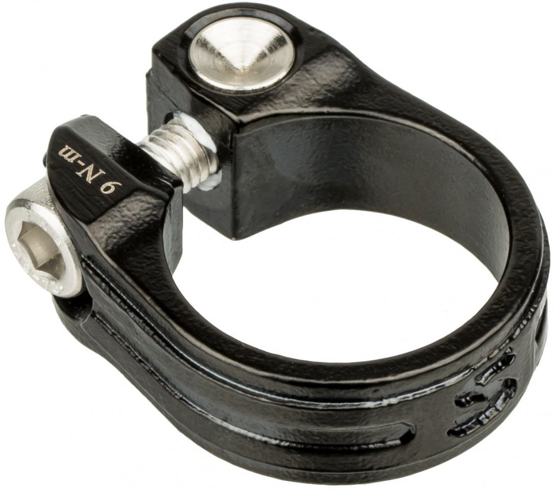 Surly Stainless Seat clamp black 30,0 mm