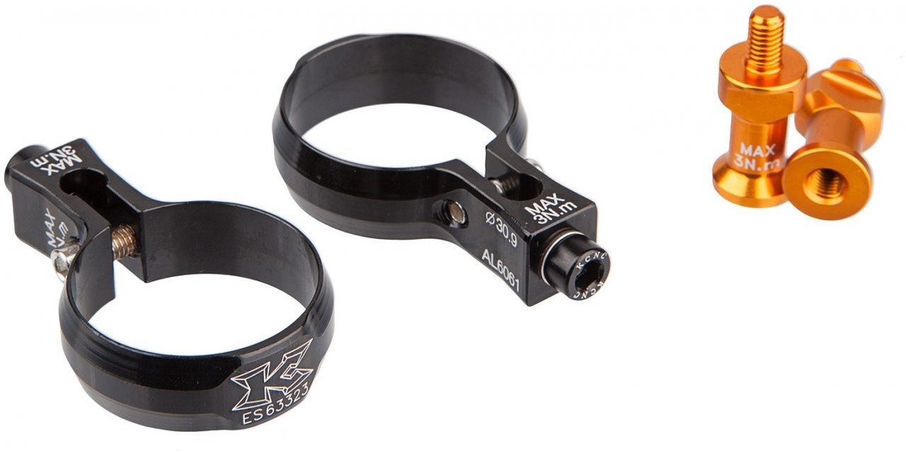 KCNC Seatpost Bottle Cage Clamp Seat clamp black 27,2 mm