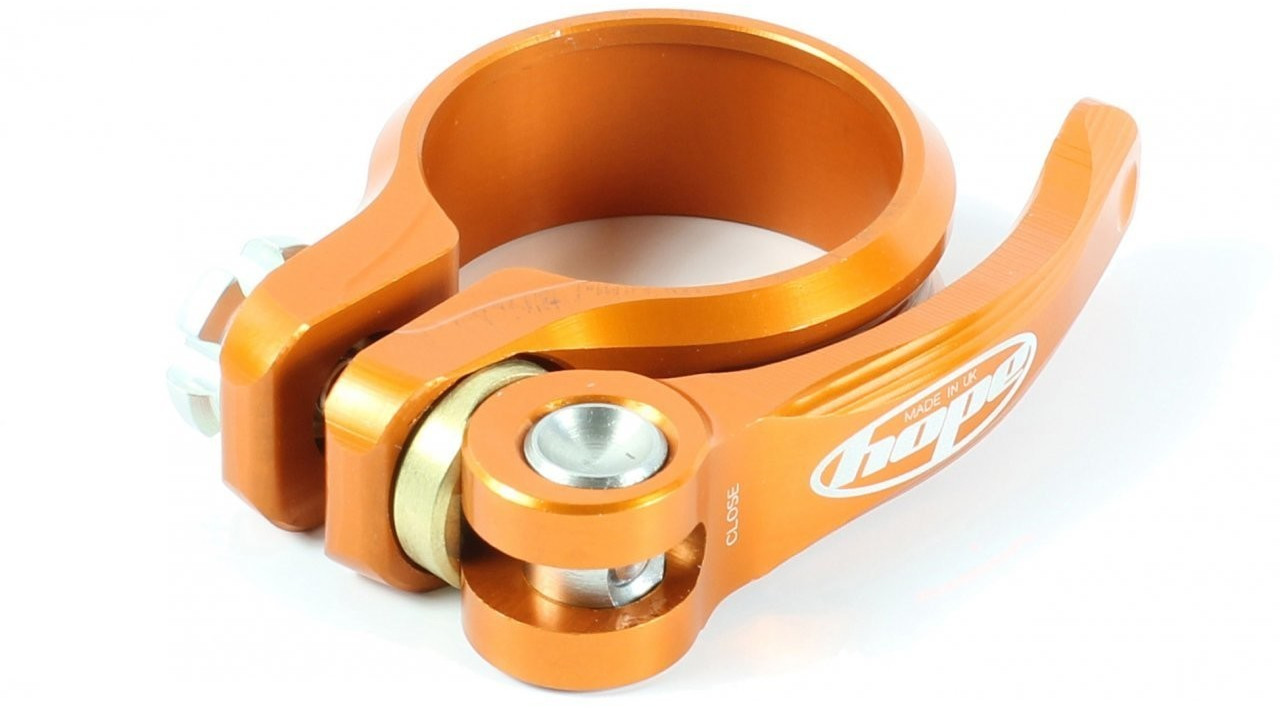 Hope Seat clamp with Quick release orange 31,8 mm