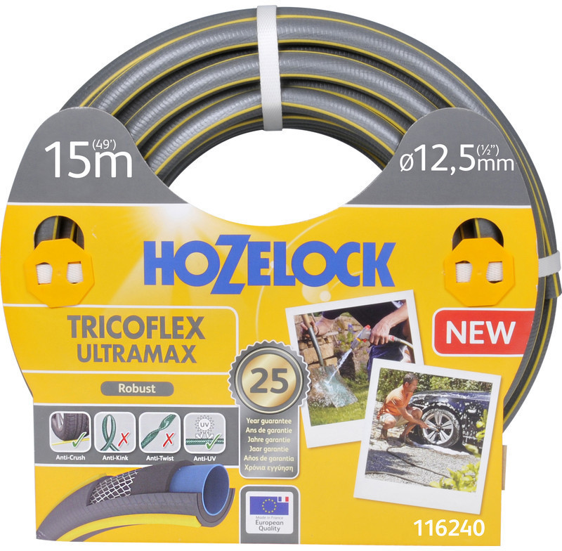 Hozelock Tuyau d'arrosage Tricoflex Ultramax 15 m