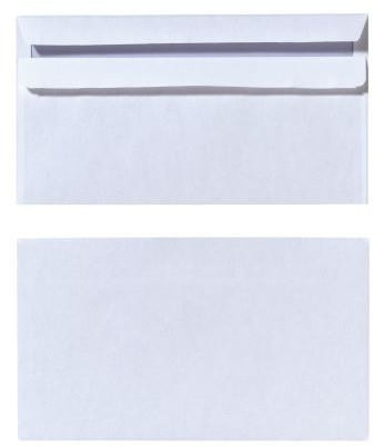 Rössler Papier Envelopes DIN lang without window white (25 pack)