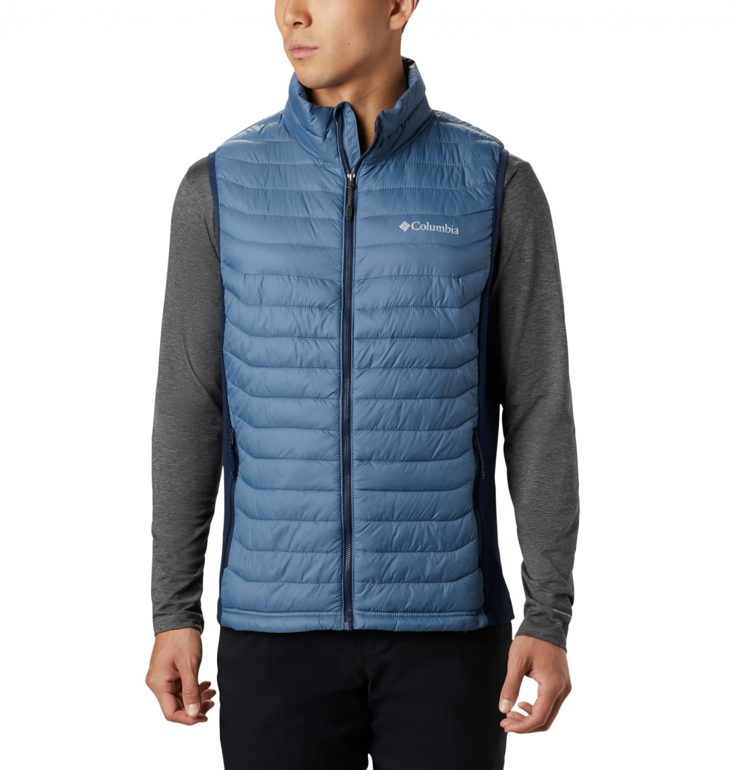 Columbia Powder Pass Vest Men mountain/collegiate navy