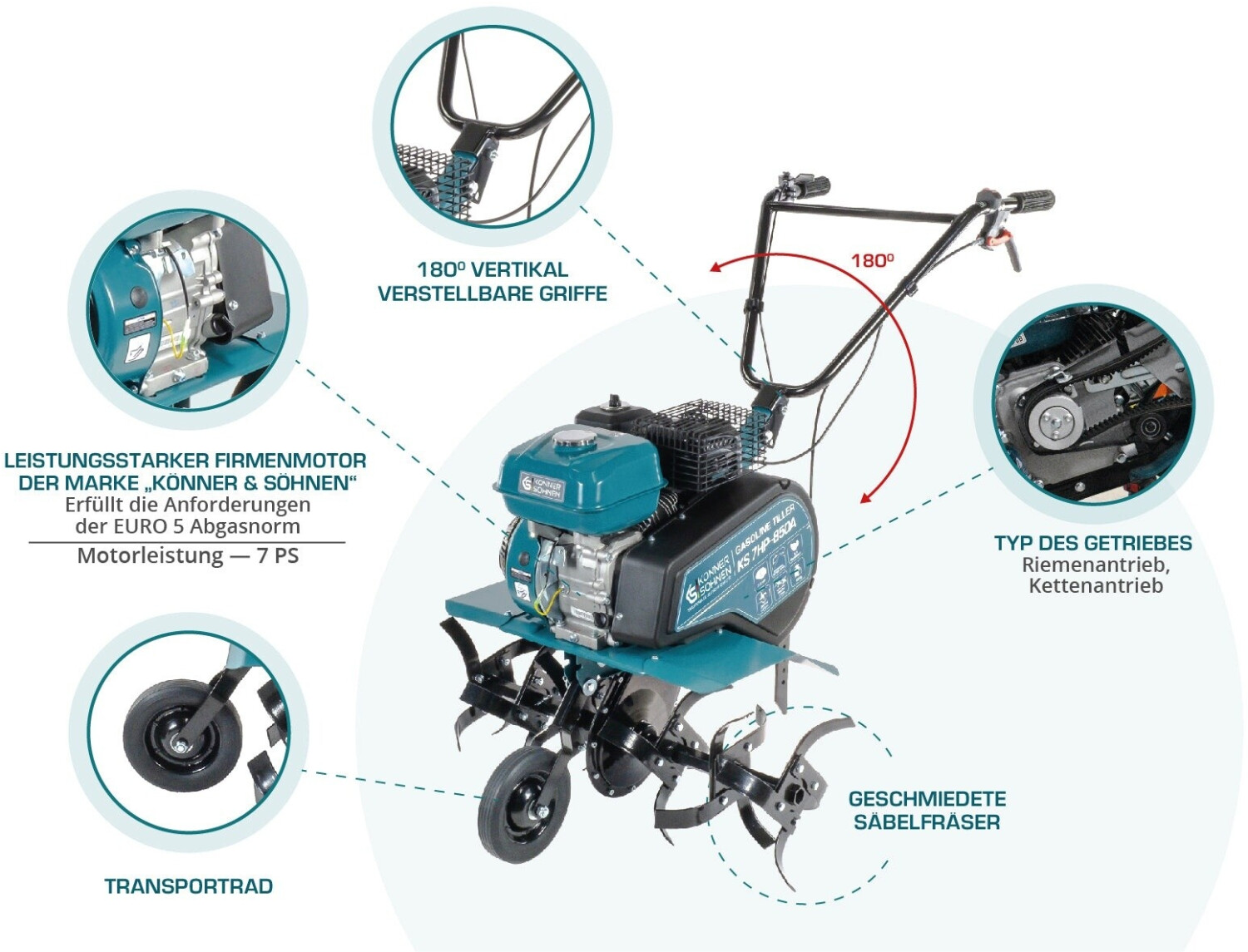 Könner & Söhnen 212cc KS 7HP-850A