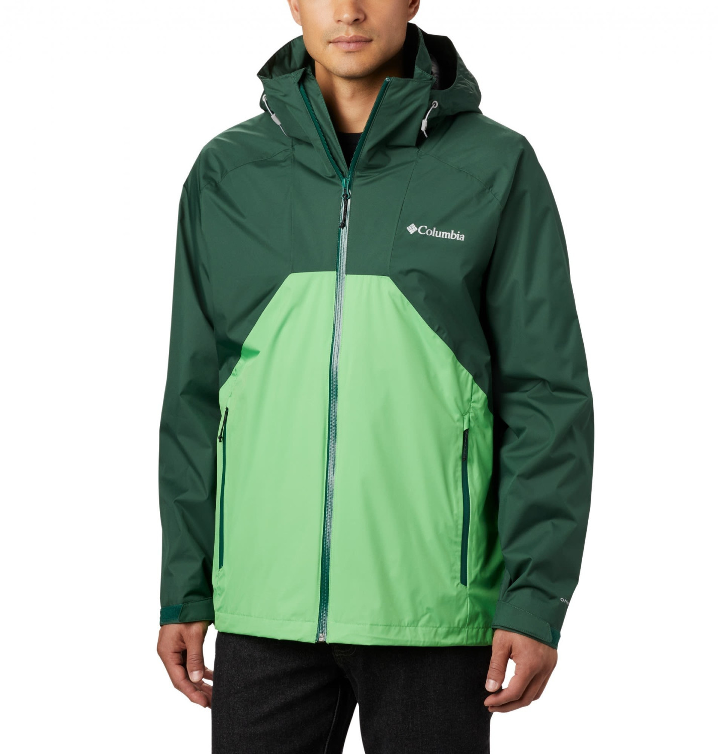 Columbia Rain Scape Jacket Men rain forest/green boa