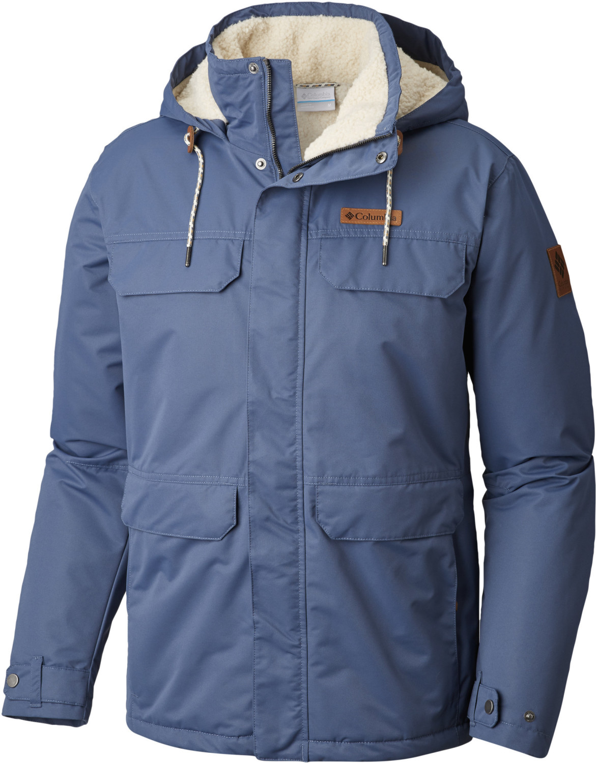 Columbia South Canyon Long Jacket dark mountain