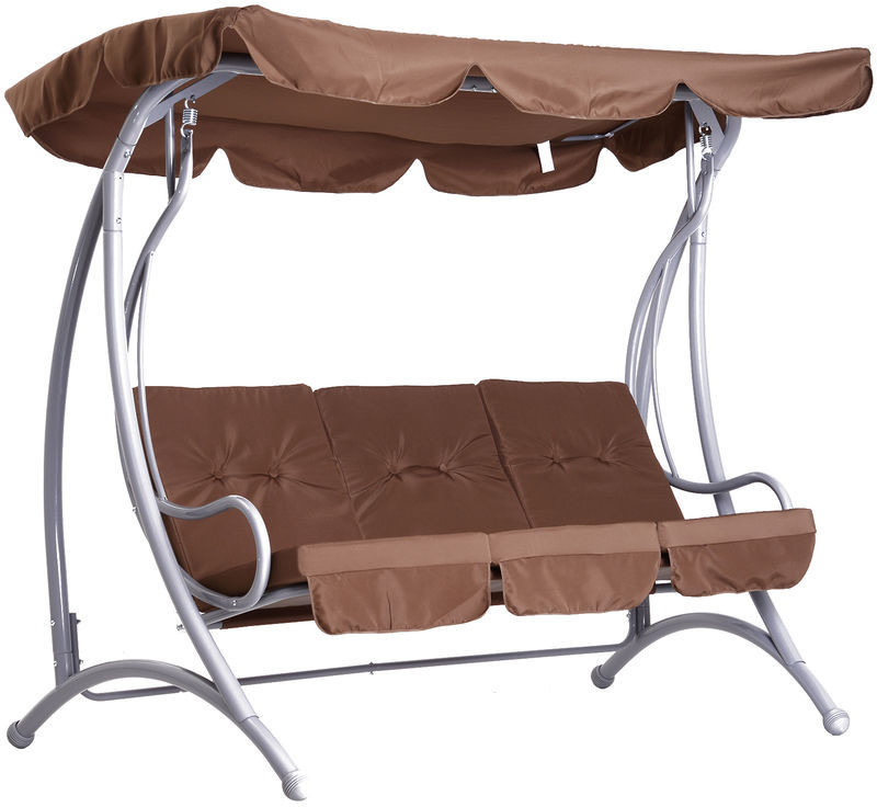 Outsunny Balancelle de jardin 3 places